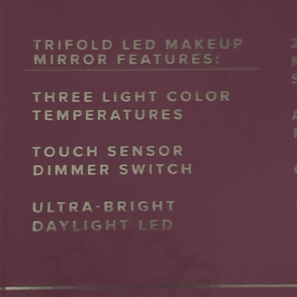 π Impressions Vanity Hello Kitty π Black Trifold Compact Makeup Mirror Set π - Picture 4 of 11